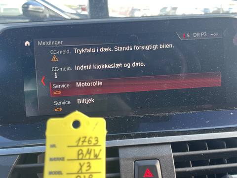 BMW X3 2020 z Danii